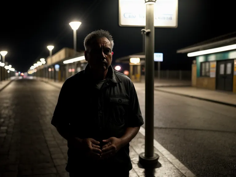 Silueta de un hombre saliendo de un cajero con postura firme, aplicando defensa urbana y prevención del delito