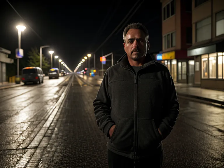 Llaves y una linterna pequeña sobre una mesa, equipo básico de seguridad urbana para caminar solo de noche